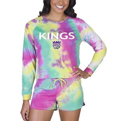 Atlanta Braves New Era Women's Tie-Dye Long Sleeve T-Shirt - Navy