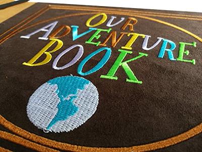My Adventure Book, DIY Pixar Up Themed Scrapbook Album, 80 Pages Blank  Kraft Paper