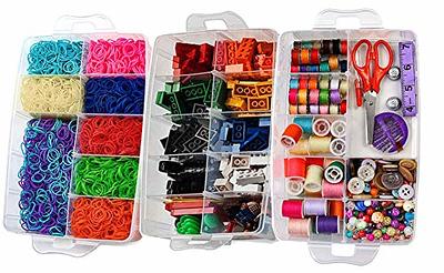 3-layer Stackable Craft Storage Containers - Craft Box Organizer - Portable  Beads Organizers And Storage For Arts, Crafts, Toy, Washi Tapes, Nail Red