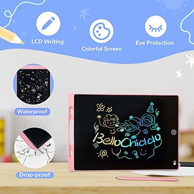 LCD Writing Tablet for Kids 10 Inch, Colorful Doodle Board Drawing Tablet  with Lock Function, Erasable Reusable Writing Pad, Educational Christmas