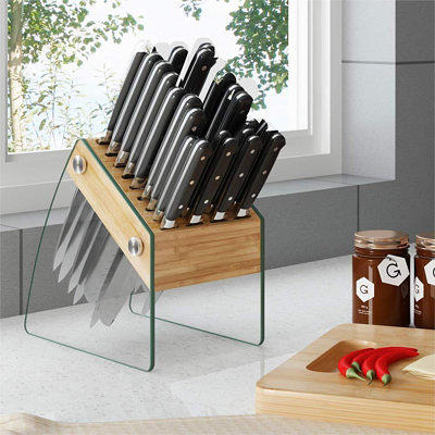 Clear Knife Block