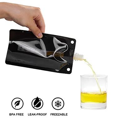 Plastic Liquor Pouch Drinks Flasks Concealable Drinking Flasks Cruise Bag  Kit 