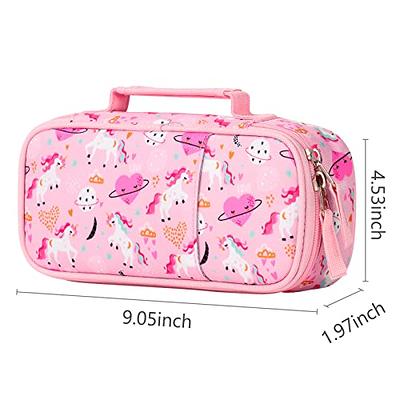 Choco Mocha Unicorn Pencil Case for Girls Pencil Box for Girls