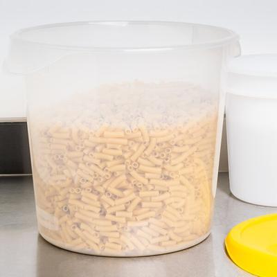 Vigor 18 Qt. Translucent Square Polypropylene Food Storage