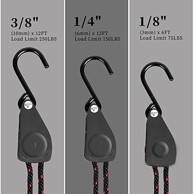 4 Pcs Kayak Rope Tie Downs Straps, 1/8 x 6Ft Adjustable Tie Down Straps  Canoe Bow and Stern Tie Down Strap,Heavy Duty Tie Downs Rope Hanger Kayak  Accessories - Yahoo Shopping