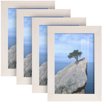 Mainstays 4x6 Front Loading Picture Frame, Black, Set of 12 
