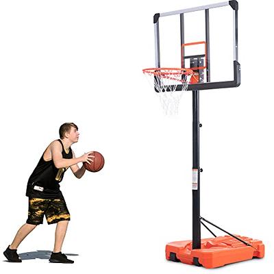 Portable Basketball Hoop Quickly Height Adjusted 6.6ft - 10ft Outdoor/Indoor  Basketball Goal System with 44 inch Shatterproof Backboard and Wheels for  Adults - Yahoo Shopping