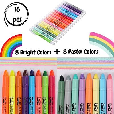 Mr. Pen- Gel Highlighter, 8 Pack, Pastel Colors, No Bleed, Markers