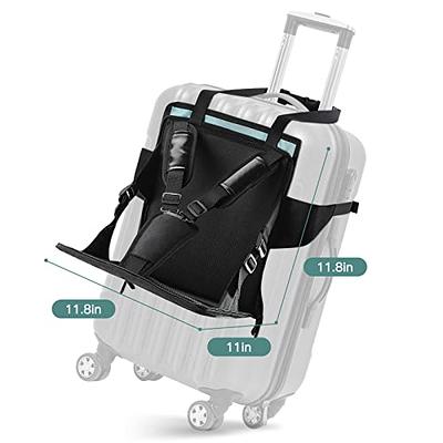 Portable Travel Seat for Kids, Kids Ride on Suitcase Seat, Carry On Luggage  with Seat for Toddler