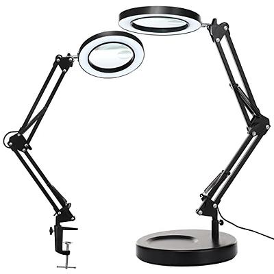 Magnifying Glass with Light, Double Glass Lens Handheld