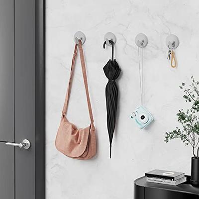 Adhesive Towel Hooks Wall Hooks Shower Towel Hooks, Coat Hooks For Hanging  Clothes, Door Hooks Adhesive Hooks For Bathroom- 2 Pack