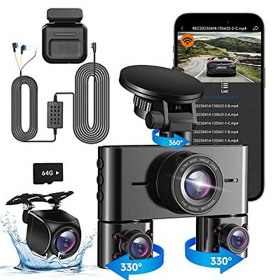 Fitcamx Front 4K+Rear 1080P Dash Cam Adapts for Chevrolet Blazer 2019 2020  2021 2022 2023 (Has Auto Dimming Mirror), OEM Style, Dual HD Video, Loop