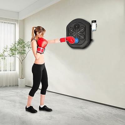 Boxing Training Machine, Smart Music Wall Mounted Punching Sports  Rechargeable LED Light, Hand/Eye/Speed Reaction for Kids/Adults/Home Workout