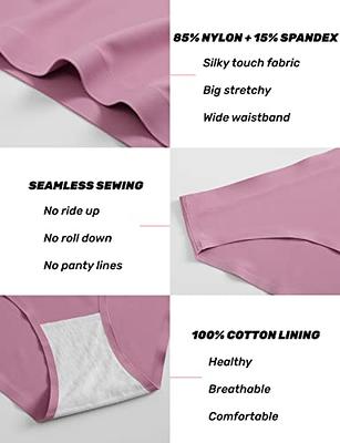 GRANKEE Women's Breathable Seamless Thong Panties No Show