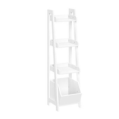 Style Selections Matte Black 3-Tier Composite Freestanding Bathroom Shelf