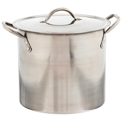 Mainstays 8 Quart Stock Pot with Lid, Stainless Steel