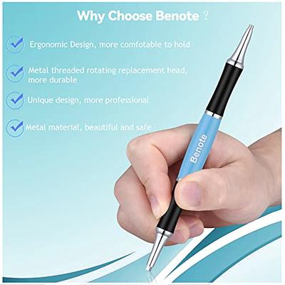 benote Ergonomic Diamond Art Painting Pen, Upgrade Diamond Art Pen with  Dual Rubber Metal Screw In