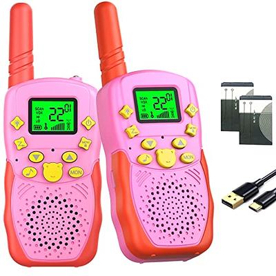 pxton Walkie Talkies Long Range for Adults with Earpieces,16