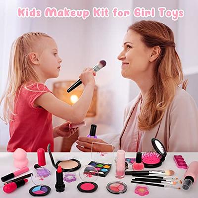  Toys for Girls,Washable Real Kids-Makeup-Kit-for-Girl