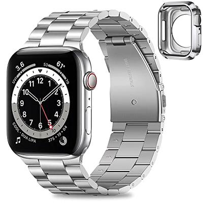 Link Strap Silver Metal Bracelet Apple Watch 40MM 41MM Series 4 5