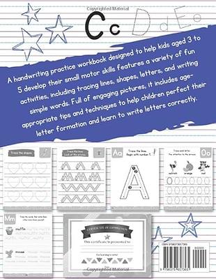 My First Number And Letter Tracing Coloring Book For Kids Ages 3-5:  Handwriting Practice Books For Kids - ABC Letter Tracing Workbook For  Kindergarten (Paperback)