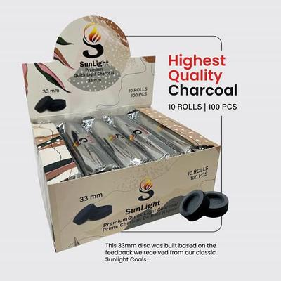 Sunlight Premium Charcoal Tablets for Incense - Instant Light