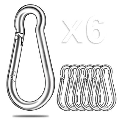  2.36 Inch Stainless Steel Spring Snap Hook Carabiner