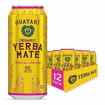 Guayaki Yerba Mate, Clean Energy Drink Alternative, Organic Tropical  Uprising, 15.5oz (Pack of 12), 150mg Caffeine - Yahoo Shopping