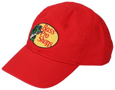 Bass Pro Shops Leaping Bass Logo Twill Cap for Toddlers - Red