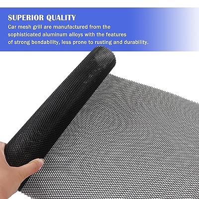 Trimmable Car Grill Mesh,Aluminum Alloy Automotive Grilles,Universal Mesh  Grill Insert Fits for Front Bumper Hood Air Vents Spoiler Automotive  Exterior Accessories - Yahoo Shopping