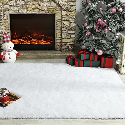 Andecor Soft Fluffy Bedroom Rugs, 4 x 6 Feet Indoor Shaggy Plush Area Rug  for Boys Girls Kids Baby College Dorm Living Room Home Decor Floor Carpet