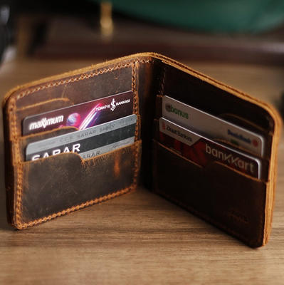 Personalized Men's Groomsmen Gift Leather Wallet - Custom Groomsmen Wallet Gift