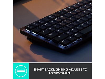 Logitech MX Mechanical Wireless Illuminated Performance Keyboard, Clicky  Switches, Backlit Keys, Bluetooth, USB-C, macOS, Windows, Linux, iOS,  Android