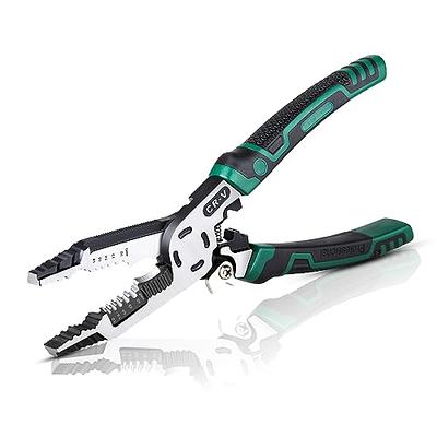 Duogalia 10-in-1 Wire Stripper Pliers, Cable cutters, 9 Multifunctional  Combination Plier with Wire Stripper Crimper Cutter, Screw Gripping Pliers  Hand Tool for Electrical Engineer - Yahoo Shopping