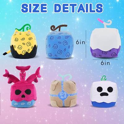  6 Blox Fruits Plush Plushies Toy Plush Pillow Stuffed