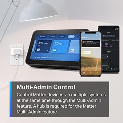 TP-Link Tapo Matter Supported Smart Plug Mini, Compact Design, 15A/1800W  Max, Super Easy Setup, Works with Apple Home, Alexa & Google Home, UL