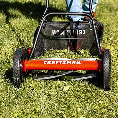 Craftsman 1816-16CR 16-Inch 5-Blade Push Reel Lawn Mower with Grass Catcher,  Red - Yahoo Shopping
