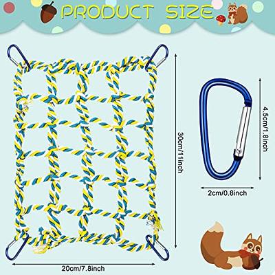 Weewooday 2 Pieces Bird Rope Net Hamster Rat Rope Small Animal