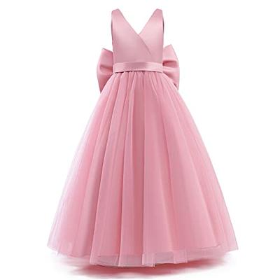 TTYAOVO Girl's Flower Princess Party Maxi Dress