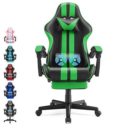SITMOD Gaming Chairs for Adults with Footrest-PC Computer Ergonomic Video  Game Chair-Backrest and Seat Height Adjustable Swivel Task Chair with