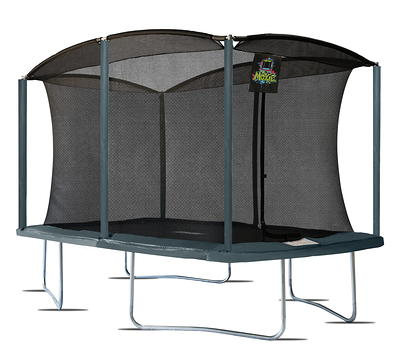 Machrus Upper Bounce 16 x 16 FT Square Trampoline Set with Premium