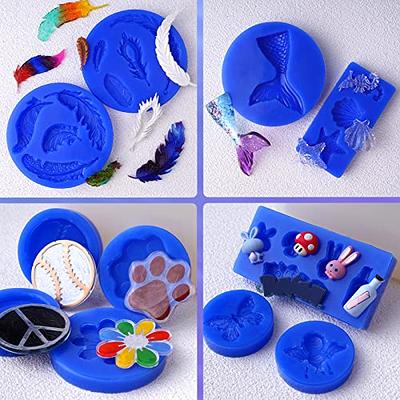 LET'S RESIN Silicone Rubber Blue Molds Making Kit Liquid - Mixing Ratio 11  Ideal