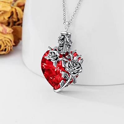 SMARNN Gold Plated Red Crystal Necklace Chain Crystal Gold-plated Plated  Metal, Stone, Crystal Necklace Price in India - Buy SMARNN Gold Plated Red  Crystal Necklace Chain Crystal Gold-plated Plated Metal, Stone, Crystal