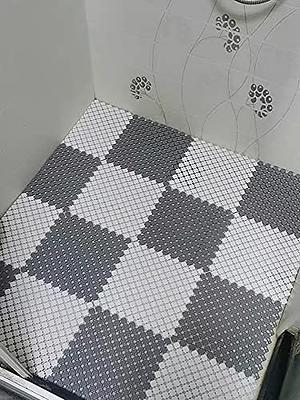 Buy Square Shower Mat, Bath Mat Non Slip Anti Mould 23.6 x 23.6