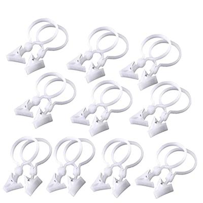 Artibetter 20pcs Curtain Pulley Rail Curtain Track Carrier Hooks Curtain  Rail Wheel Curved Curtain Rail Curtain Track Hooks Curtain Track Pulley  Clip Hooks Flexible White Metal Appendix - Yahoo Shopping