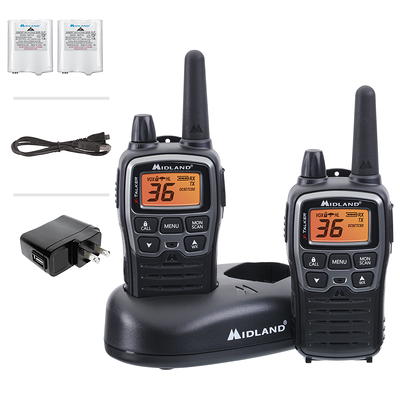 Cobra RX385 Two-Way Radios (Pair) Rugged and Water Resistant