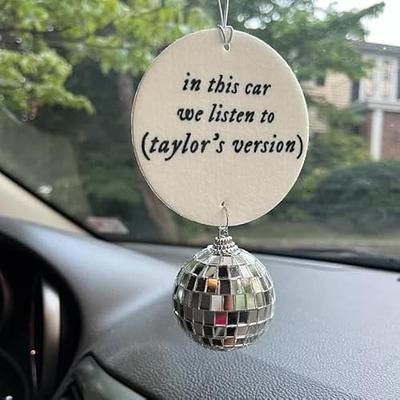 Buy Taylor Car Air Freshener Swift Disco Ball Car Charm Eras (Unscented)  Online at desertcartIsrael