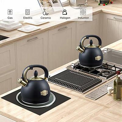 Tea Kettle -2.9 Quart Tea Kettles Stovetop Whistling Teapot Stainless Steel  Tea Pots for Stove Top Whistle Tea Pot - Yahoo Shopping