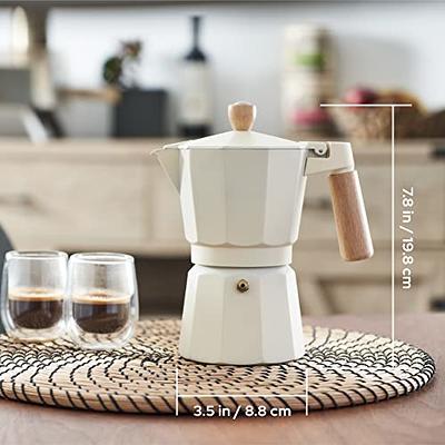 Elegant Foodie Cuban Coffee Maker - Stylish Espresso Moka Pot 6 Cup 10 Oz  For Classical Taste Italian Coffee Enthusiast - Quality Wooden Parts And  Aluminum Stovetop Espresso Maker - Yahoo Shopping