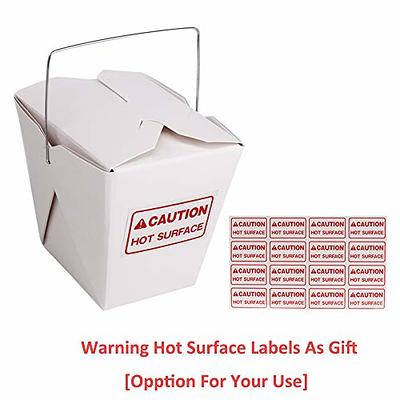 16 oz Takeout Boxes Containers White Paperboard Chinese Asian food Box